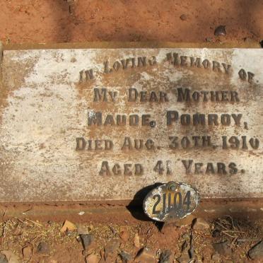POMROY Maude -1910