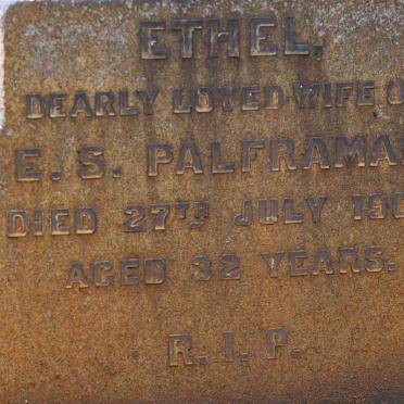 PALFRAMAN Ethel -1909