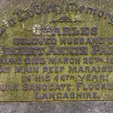 PARKER Charles -1908