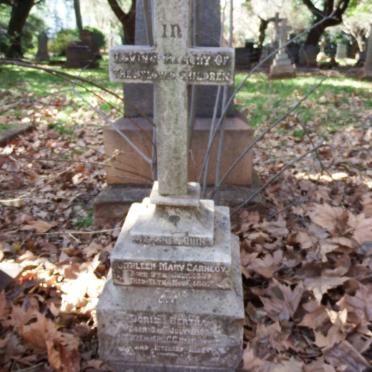 QUINN Kathleen Mary Carnegy 1897-1897 :: QUINN Doris Bertha 1899-1899