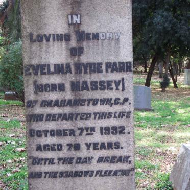 REED Eardley Allen -1929 :: REED Ursula Coventry -1918 :: PARR Evelina Hyde nee MASSEY -1932