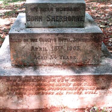 SHERBORNE John -1903