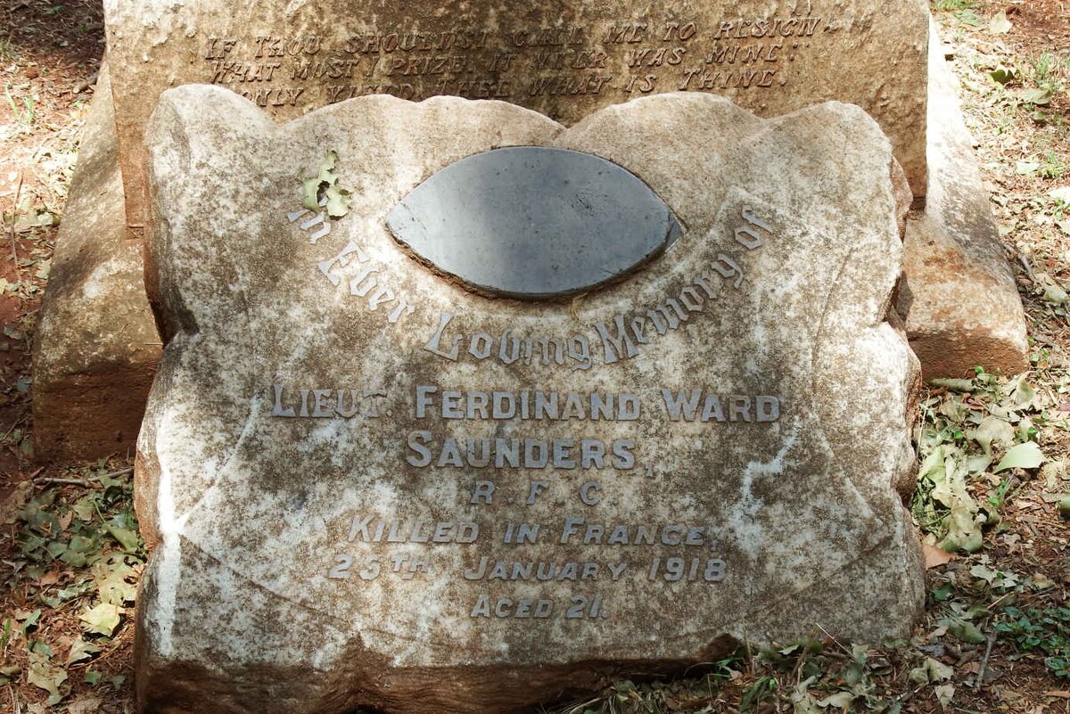 SAUNDERS Edith Beatrice -1897 :: SAUNDERS Ferdinand Ward -1918_2