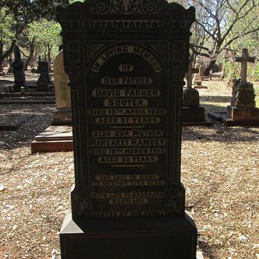 SOUTER David Farrer -1908 &amp; Margaret Ramsey -1913