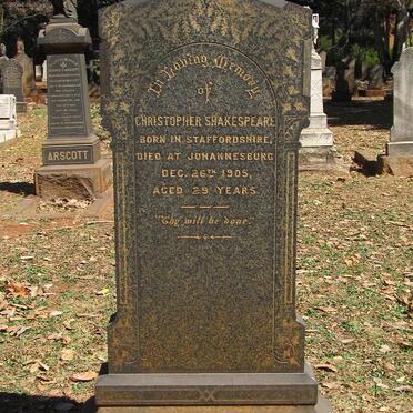 SHAKESPEARE Christopher -1905