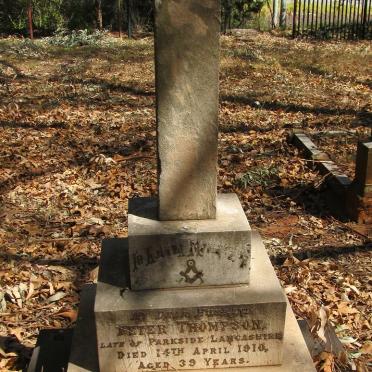 THOMPSON Peter -1910