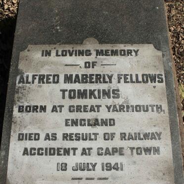 TOMKINS Alfred Maberly Fellows -1941