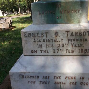 TARBOTON Ernest O. -1891