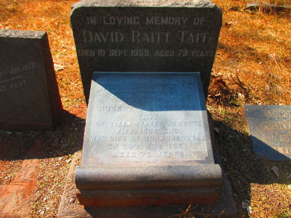 TAIT David Raitt -1959 :: TAIT William Raitt  -1951