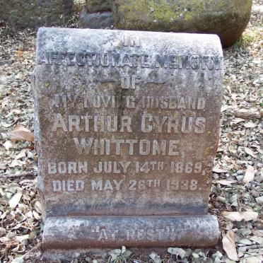 WHITTOME Arthur Cyrus 1869-1938