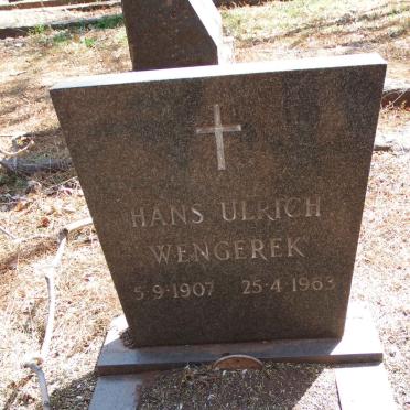WENGEREK Hans Ulrich 1907-1963