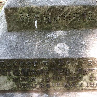 WILLIAMS Marjorie, TENNANT 1896-1908