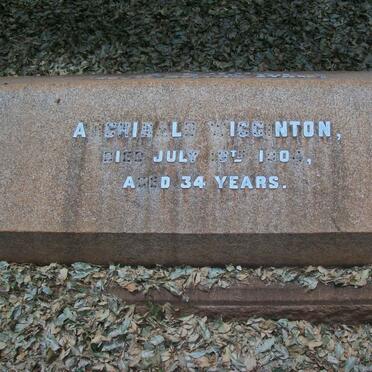 WIGGINTON Archibald -1904 : CLARK Thomas William -19?2_2