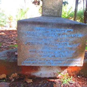 WARE Joseph Henry -1893