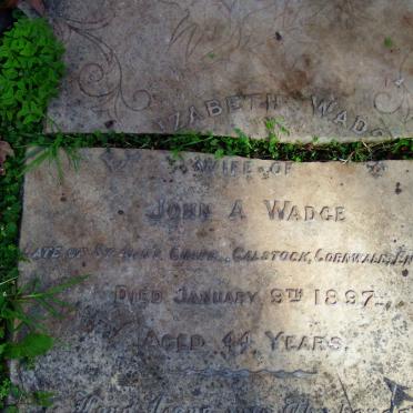 WADGE Elizabeth -1897
