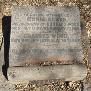 WOOD Charles -1930 &amp; Maria Agnes -1907