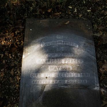 WATSON Harrison Fraser -1931