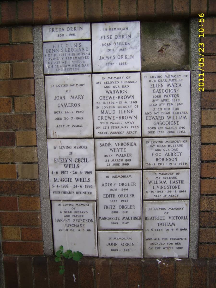 019 Memorial wall