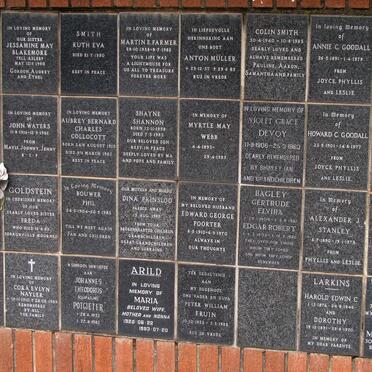 101 Memorial wall 