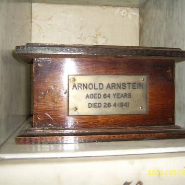 ARNSTEIN Arnold -1941
