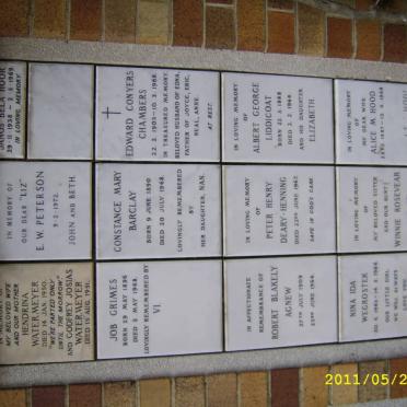 009 Memorial wall