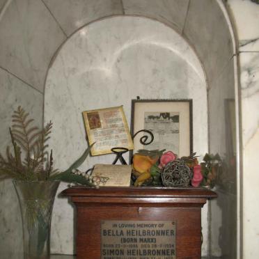 HEILBRONNER Simon 1876-1950 &amp; Bella MARX 1886-1934