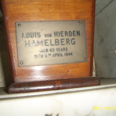 HAMELBERG Louis van Hierden -1944