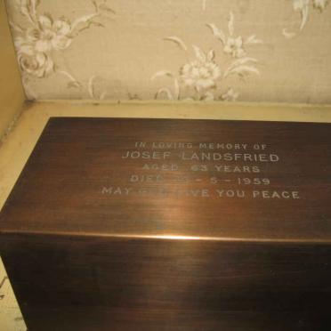 LANDSFRIED Josef -1959