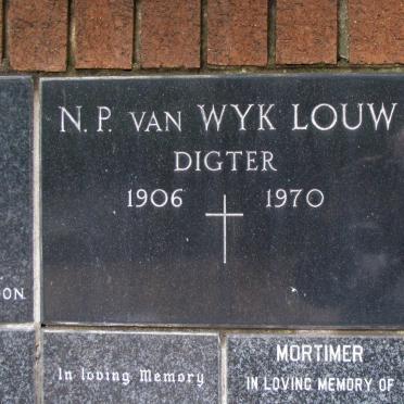 LOUW N.P., VAN WYK 1906-1970