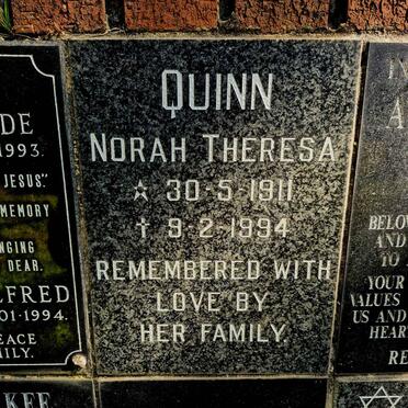 QUINN Norah Theresa 1911-1994