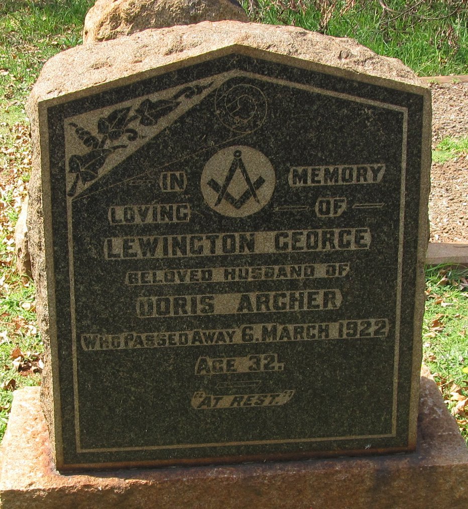 ARCHER Lewington George -1922