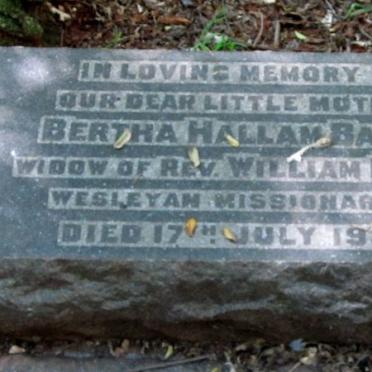 BAKER Bertha Hallam -1935