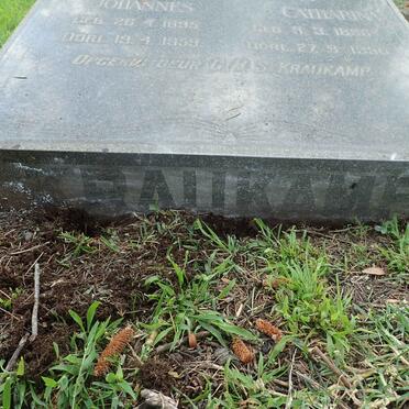 BAUKAMP Phillipus Petrus Johannes 1895-1959 &amp; Susanna Catharina 1896-1956