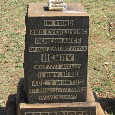 BESSINGER Henry -1920