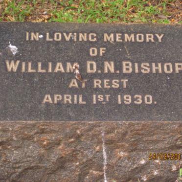 BISHOP William D.N. -1930