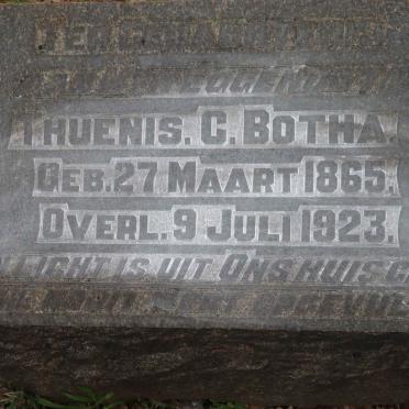 BOTHA Thuenis C. 1865-1923