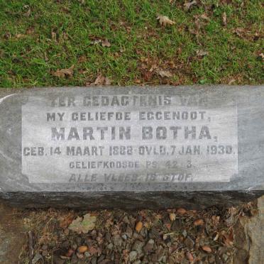 BOTHA Martin 1888-1930