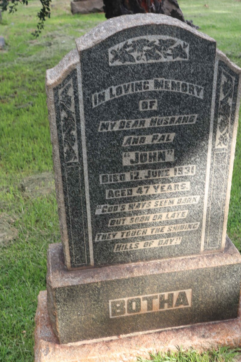 BOTHA John -1931