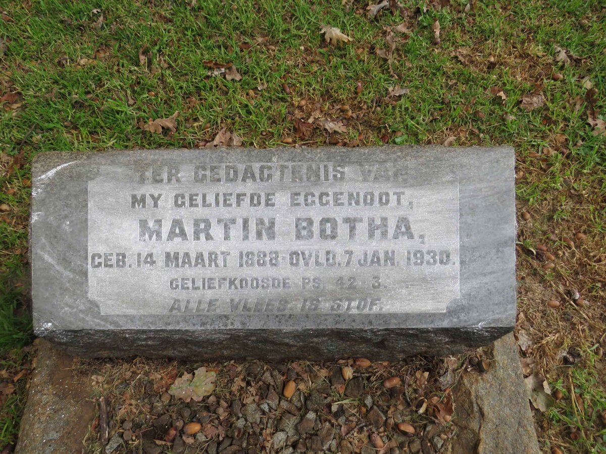BOTHA Martin 1888-1930