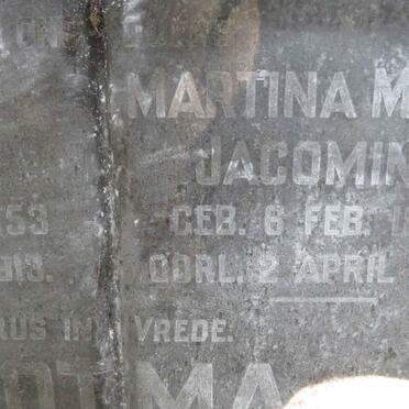 BOTMA Andries Hendrik 1853-1913 &amp; Martina Maria Jacomina 1860-1932