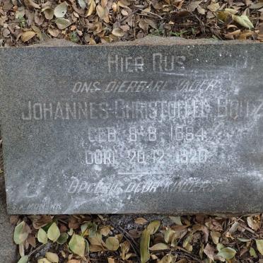 BRITZ Johannes Christoffel 1884-1920