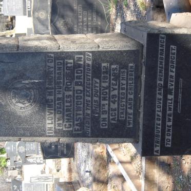 BROWN Charles Robert Eastwood -1932