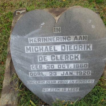 CLERCK Michael Diedrik, de 1860-1920