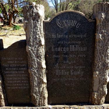 CROWE George William -1949 &amp; Millie Emily -1950