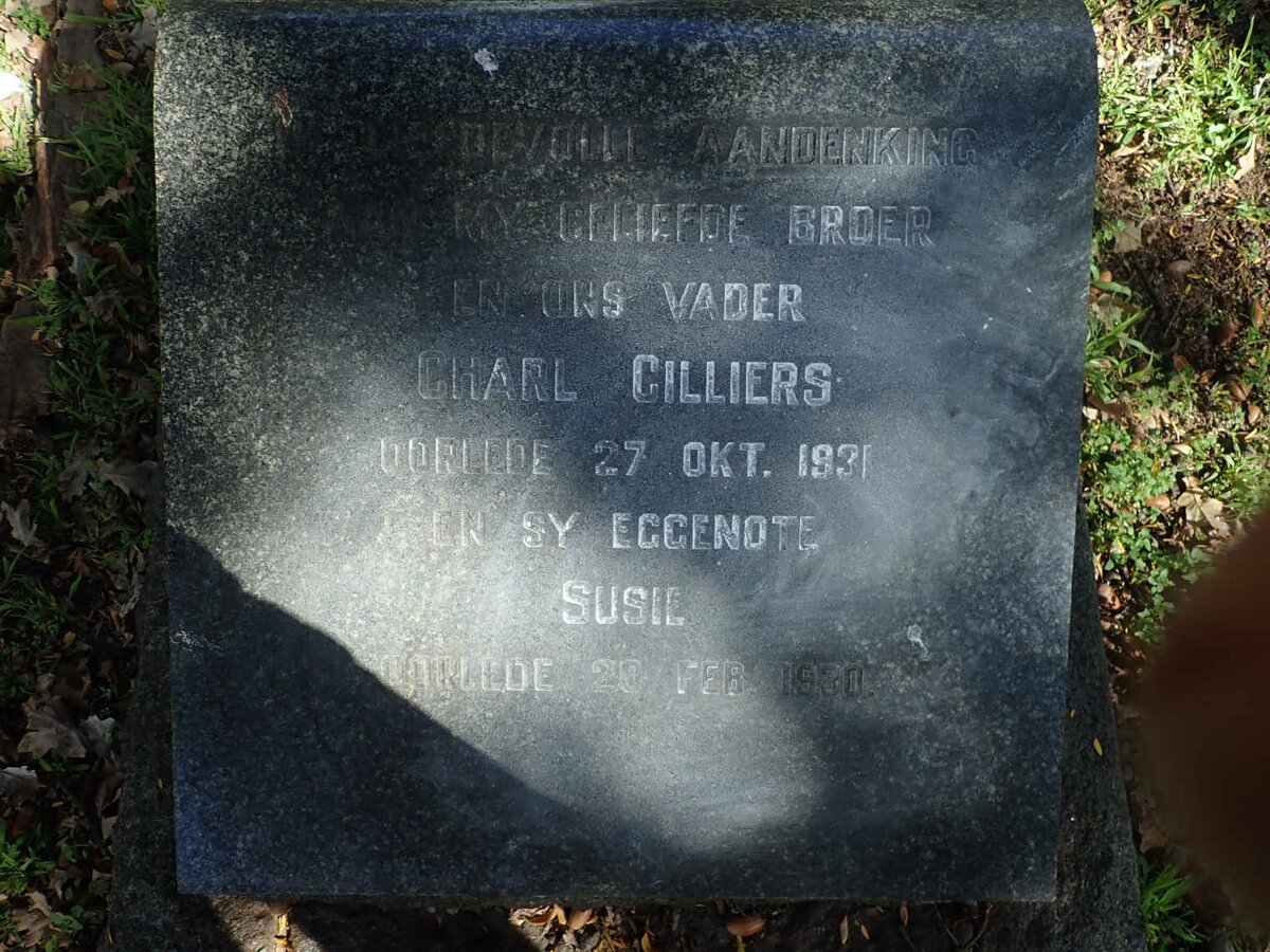 CILLIERS Charl -1931 &amp; Susie -1930