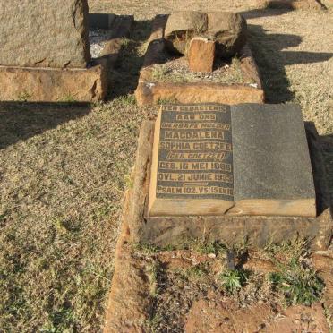 COETZEE Magdalena Sophia nee COETZEE 1866-1933