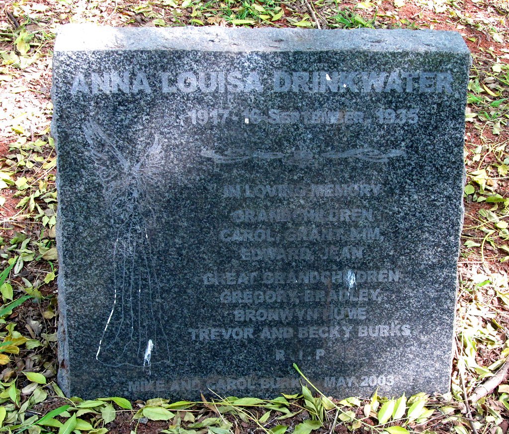 DRINKWATER Anna Louisa 1917-1935
