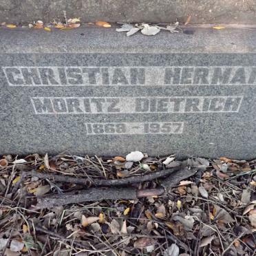DIETRICH Christian Herman Moritz 1868-1957
