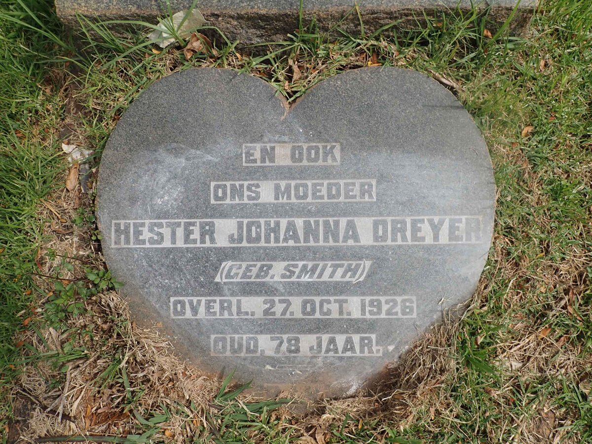 DREYER Lukas Ignatius -1934 &amp; Hester Johanna SMITH -1926