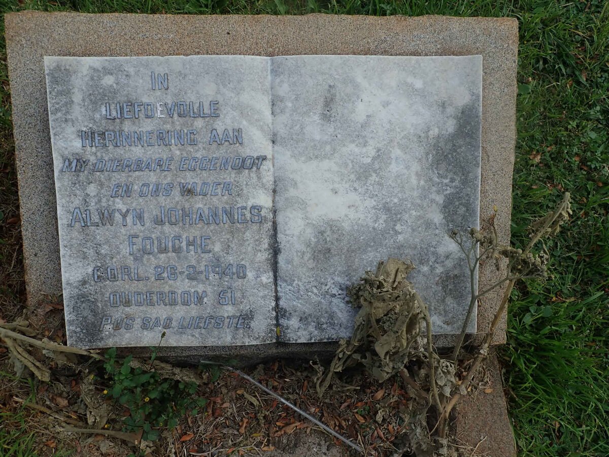 FOUCHE Alwyn Johannes -1940